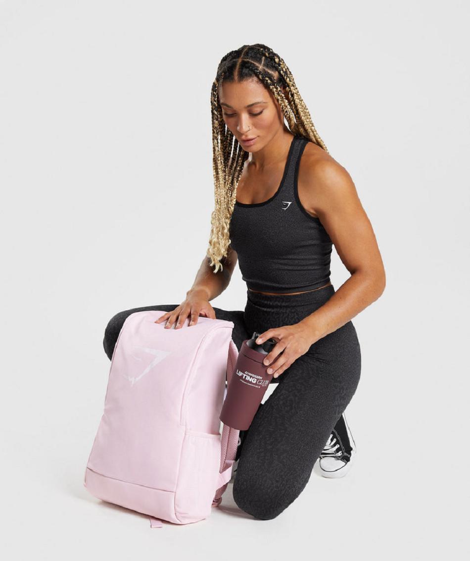 Plecaki Damskie Gymshark Sharkhead Backpack Różowe | PL 2032ZUT